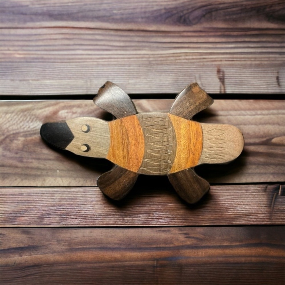 New! ☆ Balinese Handmade Platypus Pin For Bags, Clothes, Etc.!